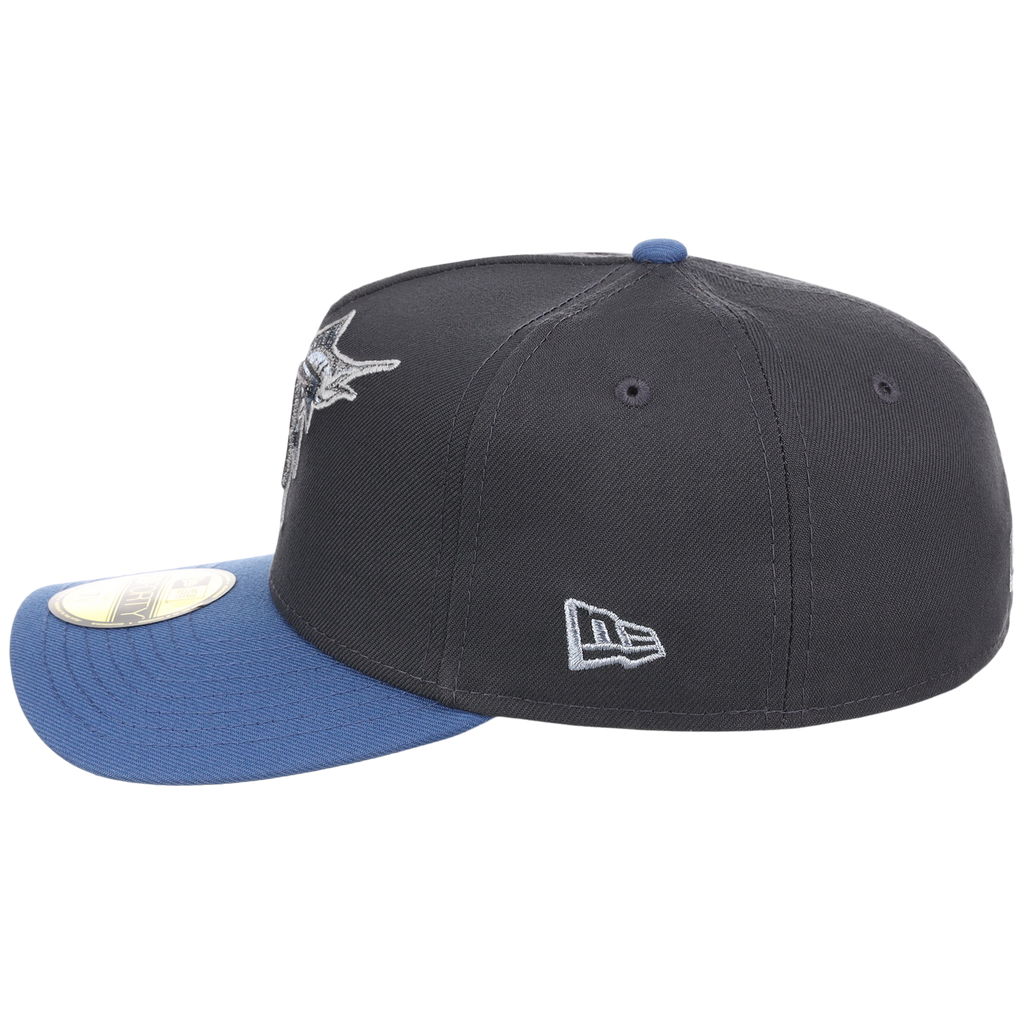 Miami Marlins MLB Indigo Steel New Era 59FORTY
