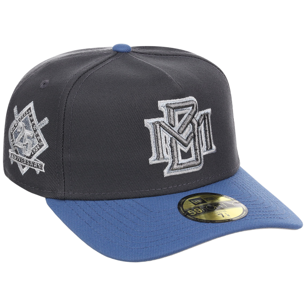 Milwaukee Brewers MLB Indigo Steel New Era 59FORTY