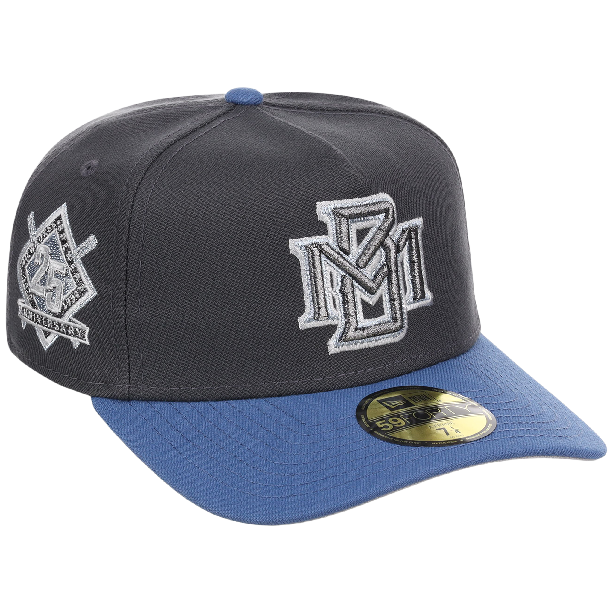 Milwaukee Brewers MLB Indigo Steel New Era 59FORTY