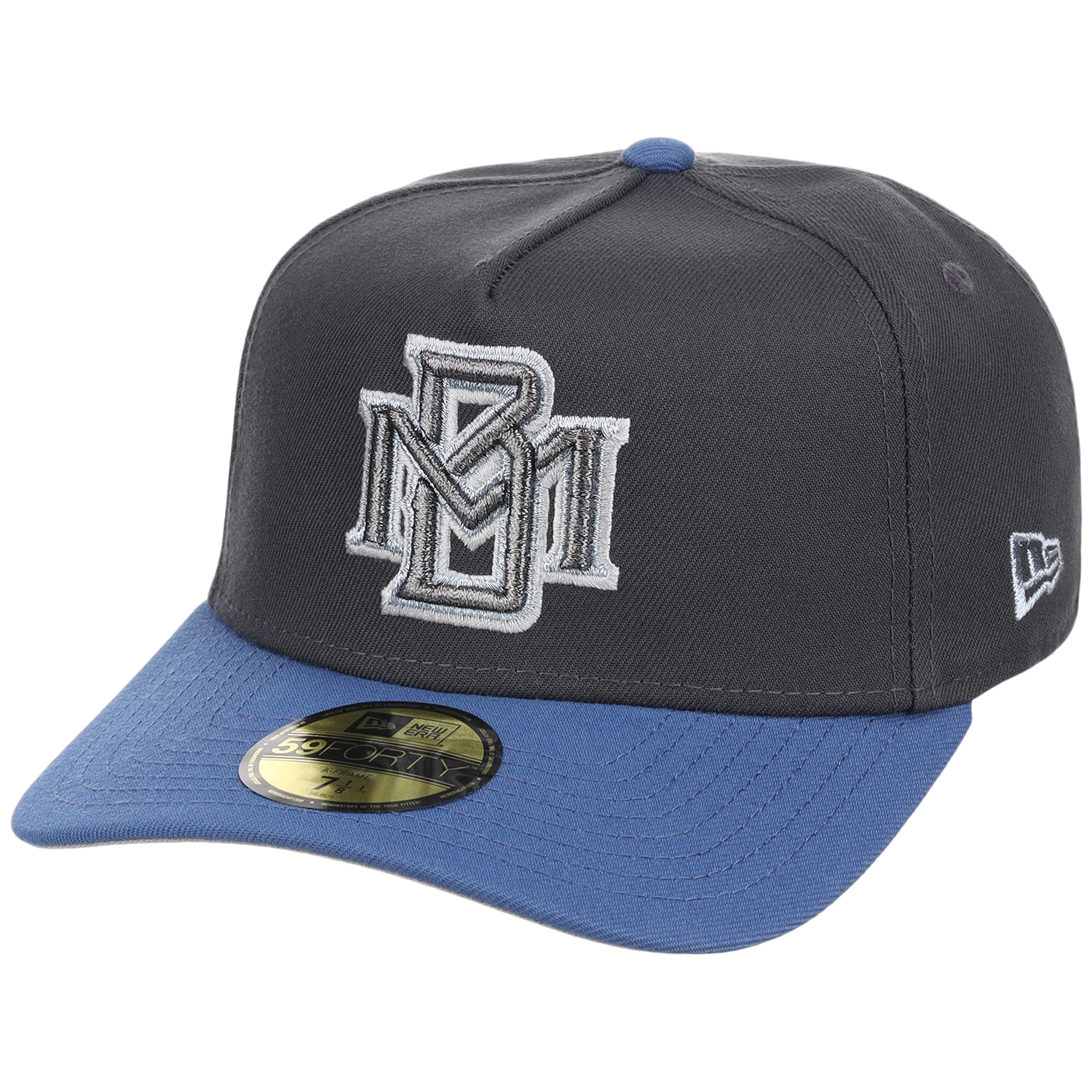 Milwaukee Brewers MLB Indigo Steel New Era 59FORTY