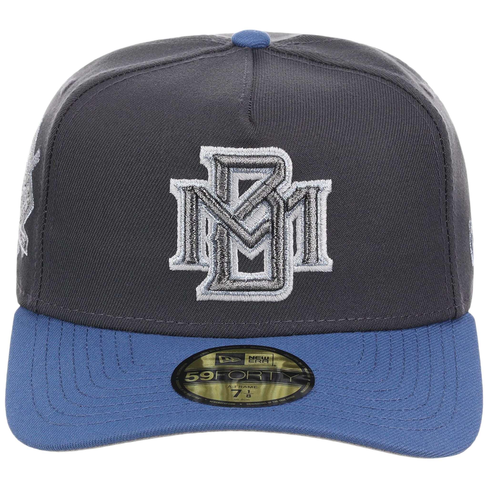 Milwaukee Brewers MLB Indigo Steel New Era 59FORTY