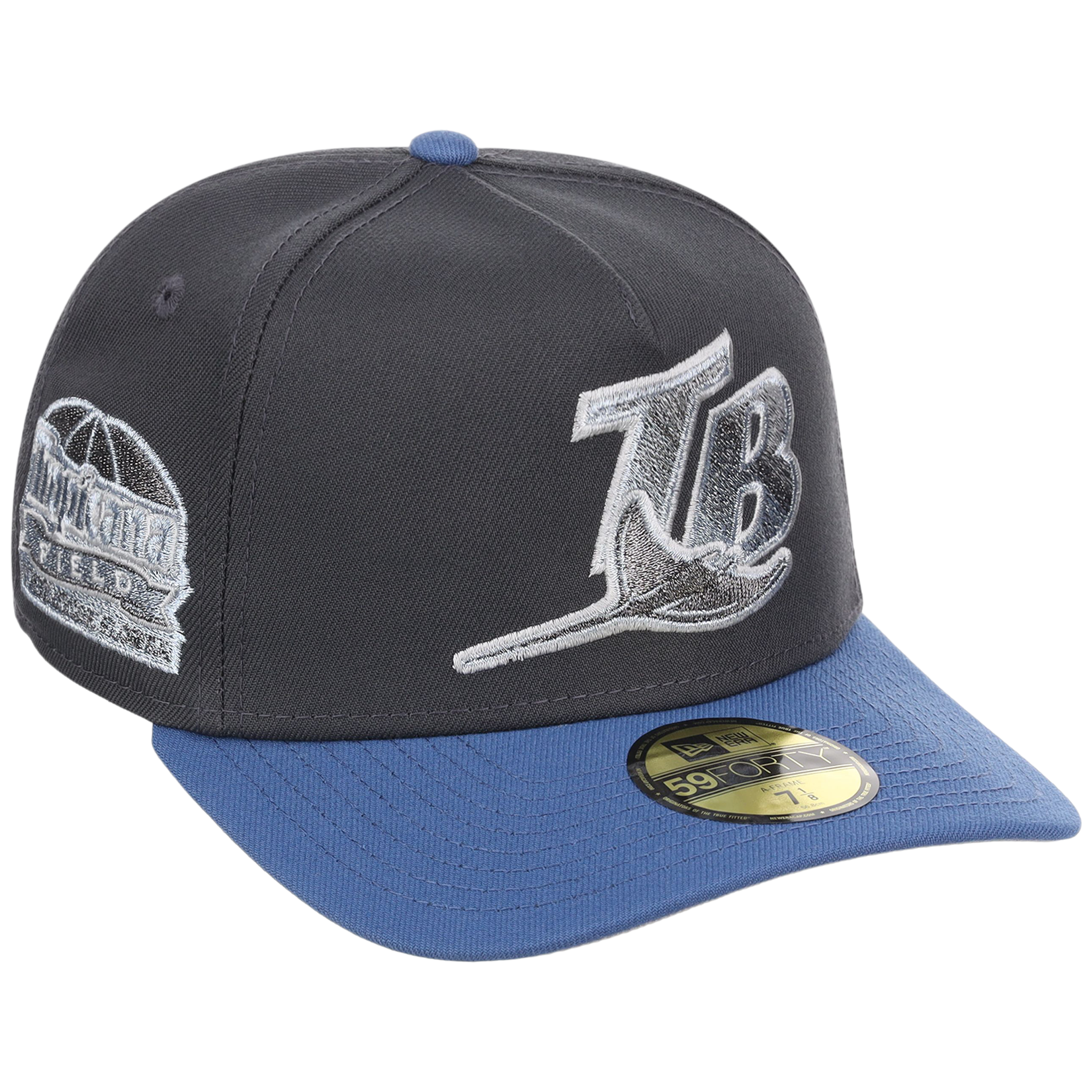 Tampa Bay Rays MLB Indigo Steel New Era 59FORTY