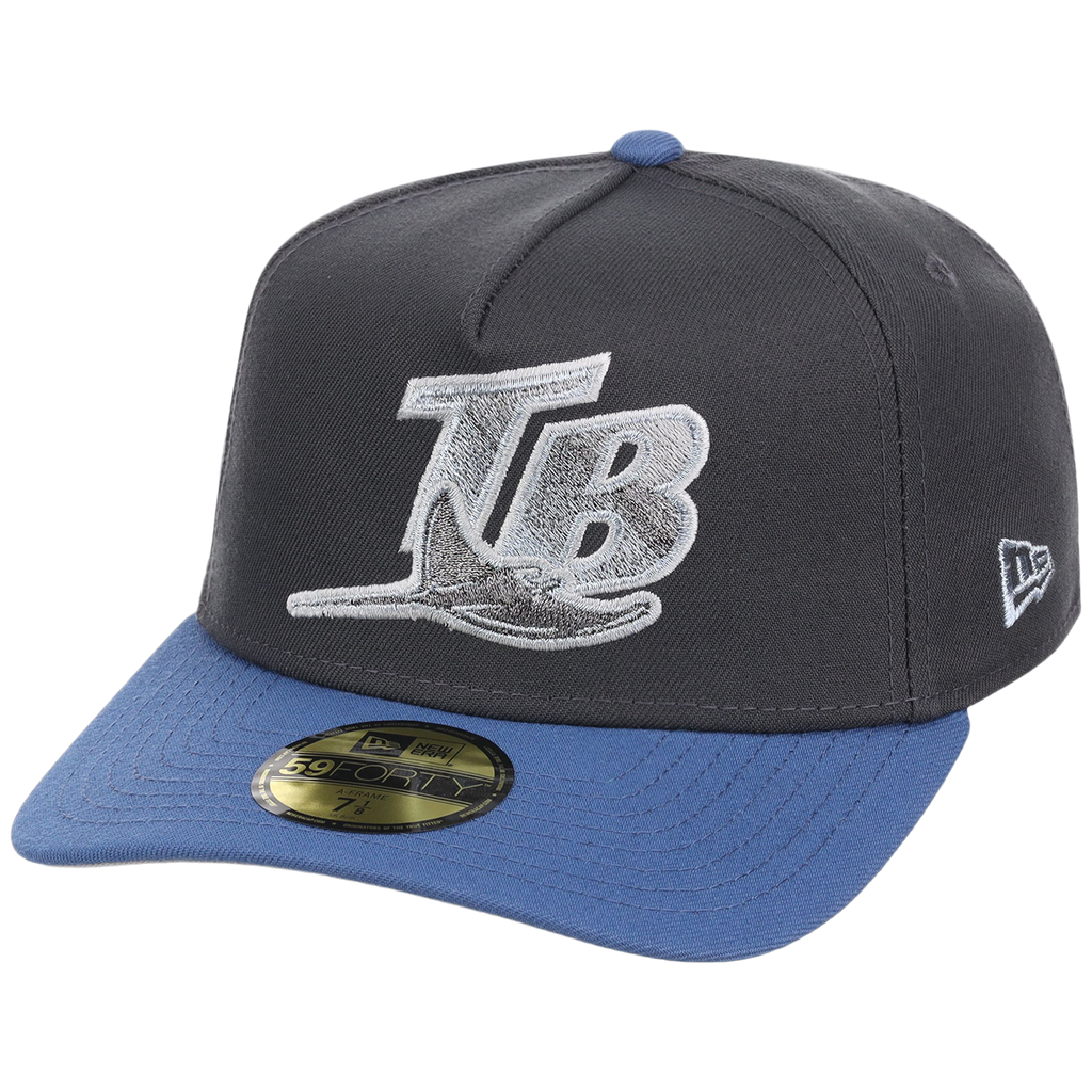 Tampa Bay Rays MLB Indigo Steel New Era 59FORTY