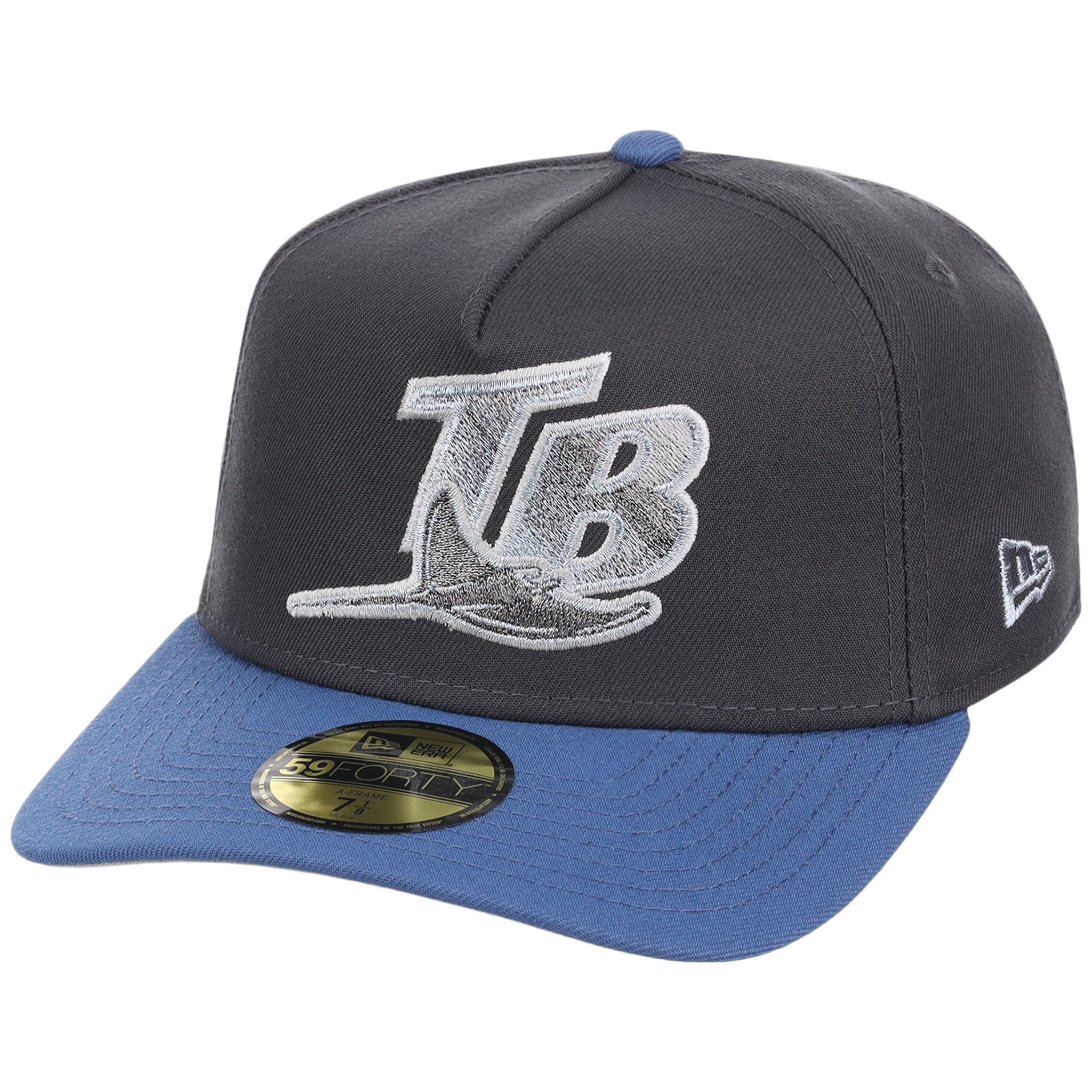 Tampa Bay Rays MLB Indigo Steel New Era 59FORTY