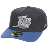 Tampa Bay Rays MLB Indigo Steel New Era 59FORTY