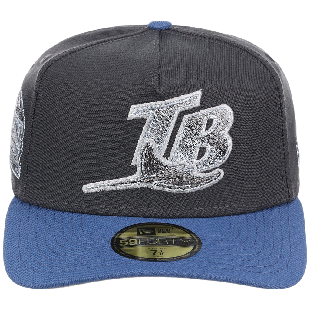 Tampa Bay Rays MLB Indigo Steel New Era 59FORTY