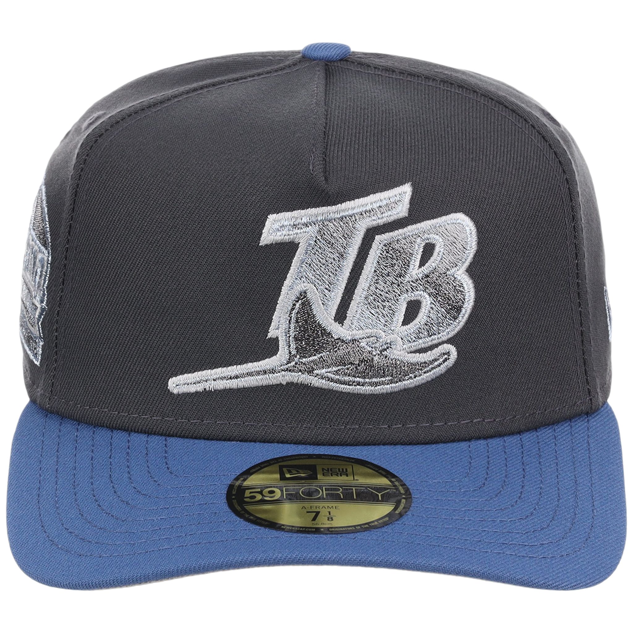 Tampa Bay Rays MLB Indigo Steel New Era 59FORTY