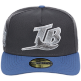 Tampa Bay Rays MLB Indigo Steel New Era 59FORTY