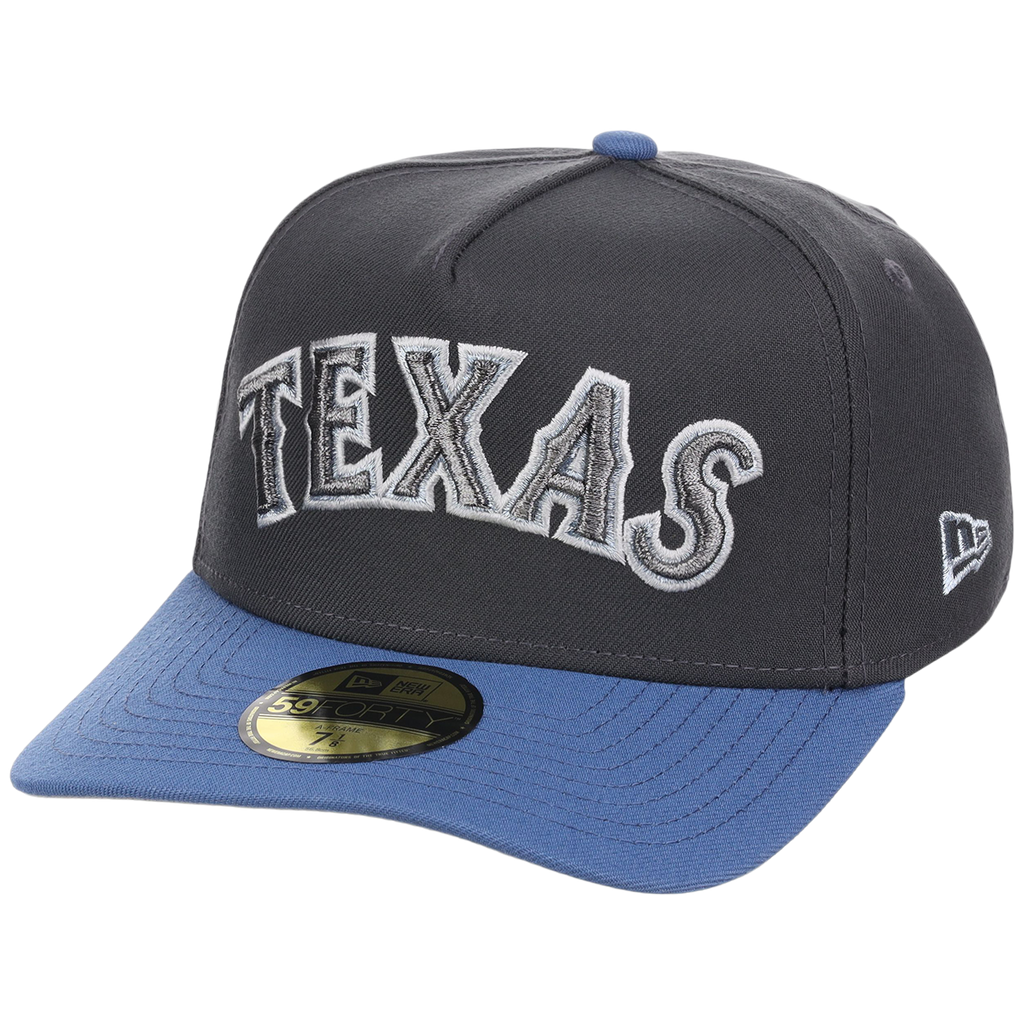Texas Rangers MLB Indigo Steel New Era 59FORTY