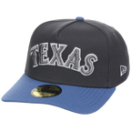 Texas Rangers MLB Indigo Steel New Era 59FORTY