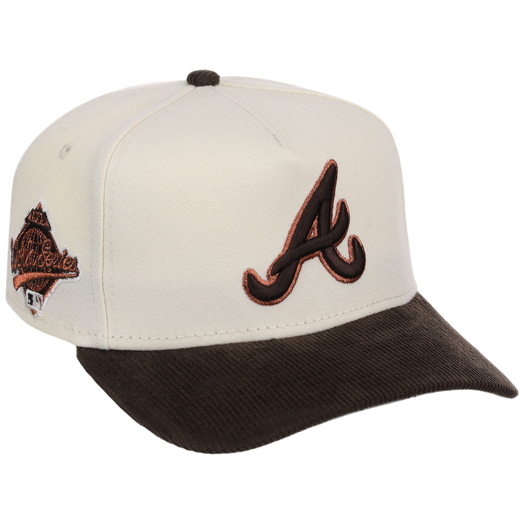 Atlanta Braves MLB Chrome Walnut Cord New Era 59FORTY