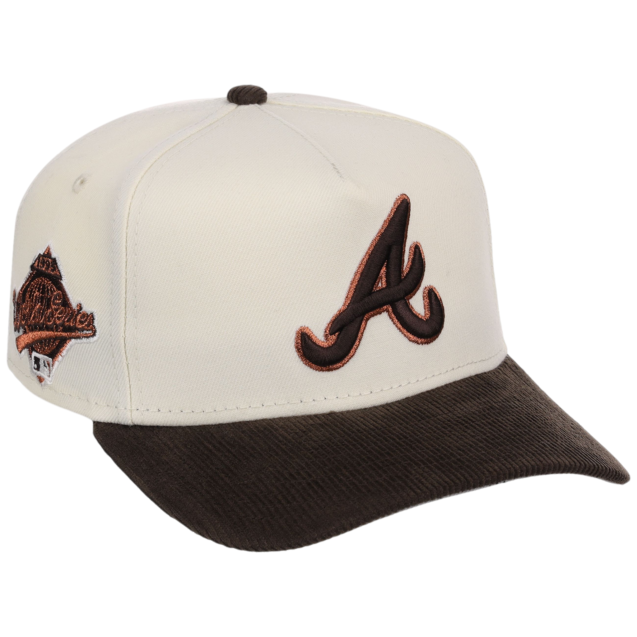 Atlanta Braves MLB Chrome Walnut Cord New Era 59FORTY