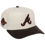 Atlanta Braves MLB Chrome Walnut Cord New Era 59FORTY