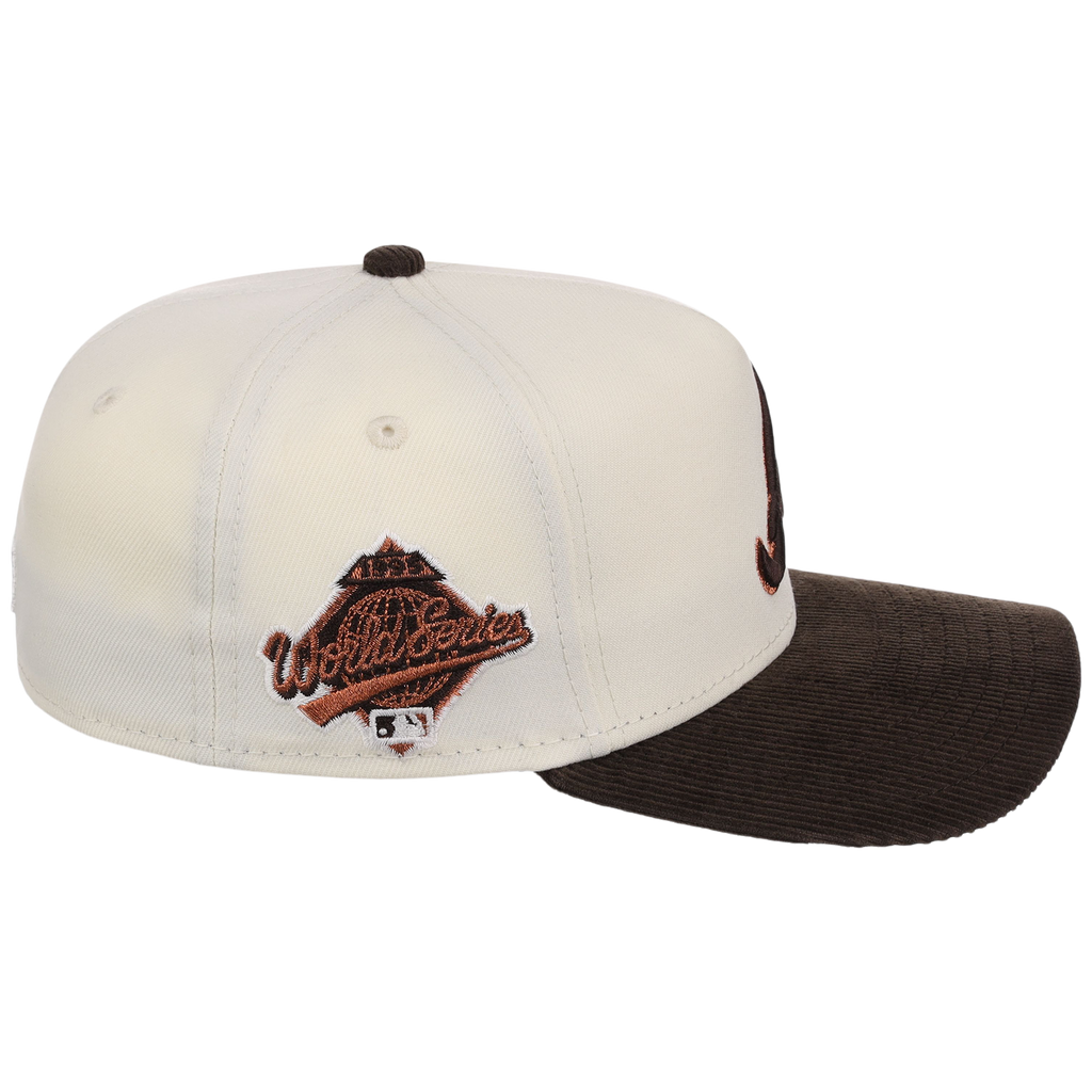 Atlanta Braves MLB Chrome Walnut Cord New Era 59FORTY