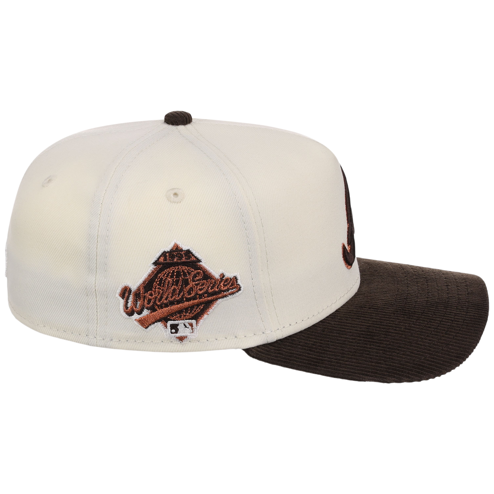 Atlanta Braves MLB Chrome Walnut Cord New Era 59FORTY