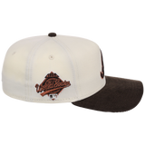 Atlanta Braves MLB Chrome Walnut Cord New Era 59FORTY