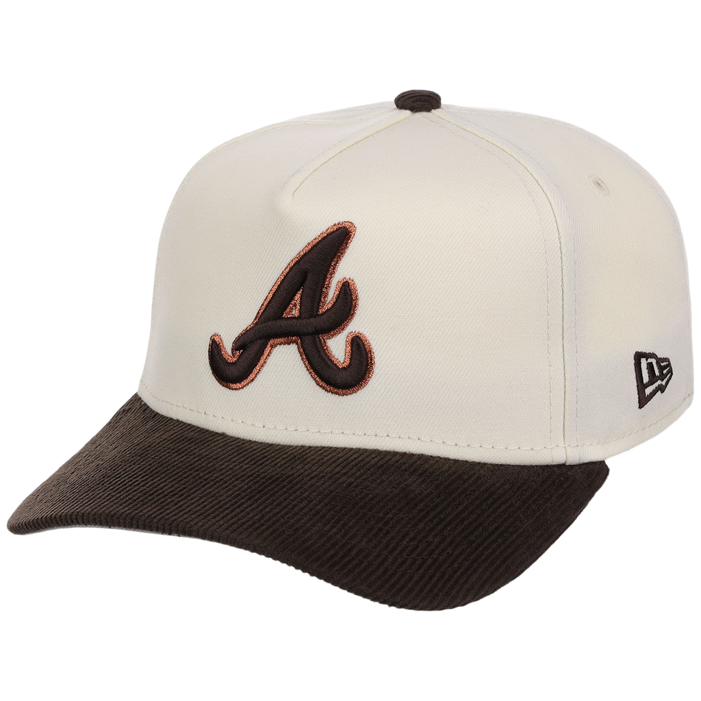 Atlanta Braves MLB Chrome Walnut Cord New Era 59FORTY