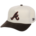 Atlanta Braves MLB Chrome Walnut Cord New Era 59FORTY