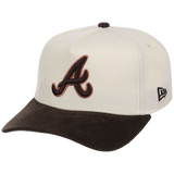 Atlanta Braves MLB Chrome Walnut Cord New Era 59FORTY