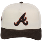 Atlanta Braves MLB Chrome Walnut Cord New Era 59FORTY