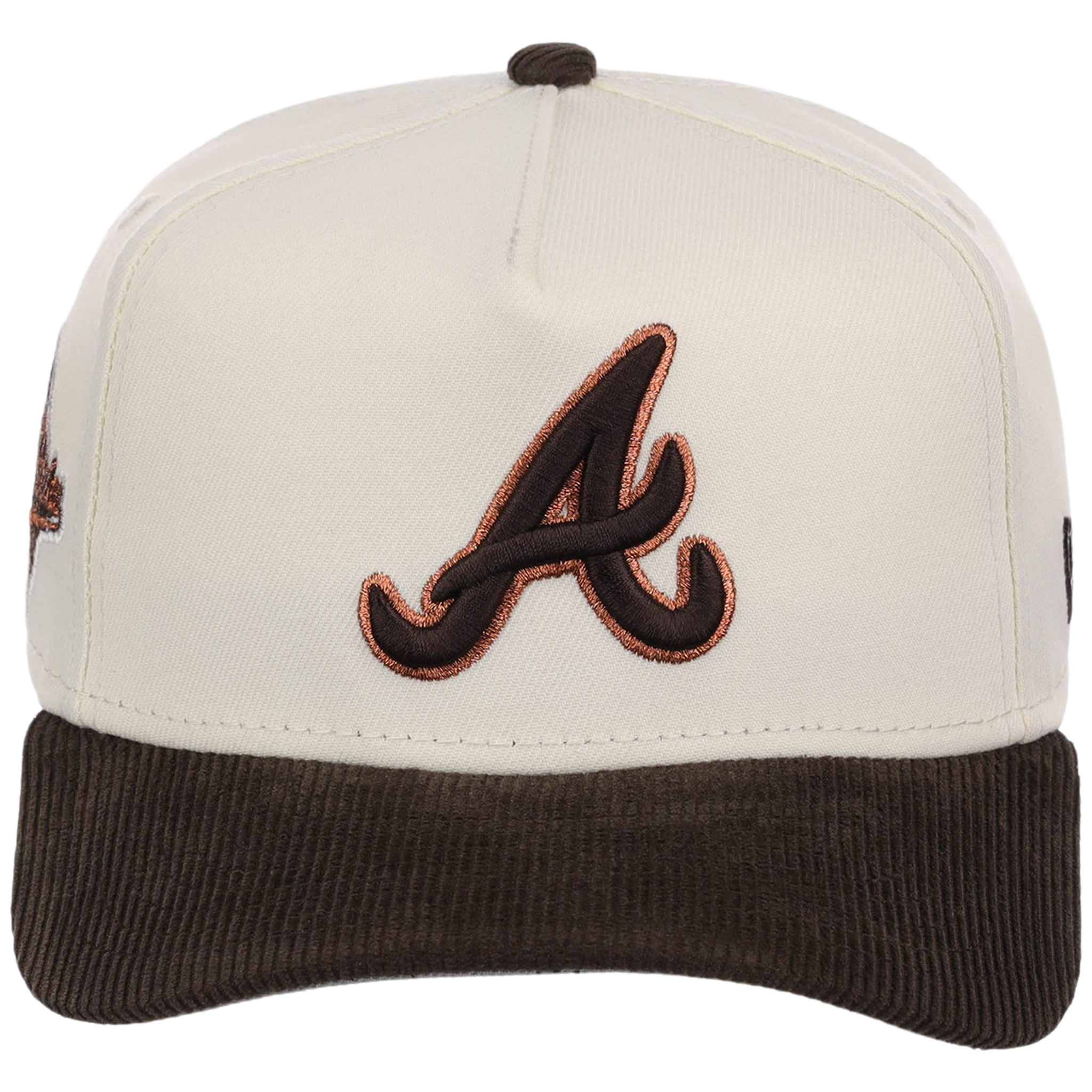 Atlanta Braves MLB Chrome Walnut Cord New Era 59FORTY