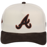 Atlanta Braves MLB Chrome Walnut Cord New Era 59FORTY