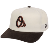 Baltimore Orioles MLB Chrome Walnut Cord New Era 59FORTY