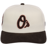 Baltimore Orioles MLB Chrome Walnut Cord New Era 59FORTY