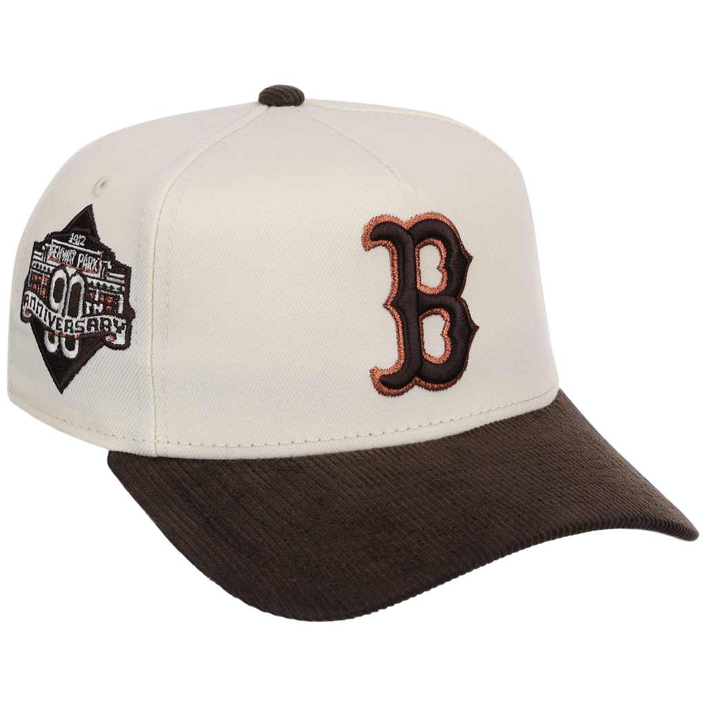 Boston Red Sox MLB Chrome Walnut Cord New Era 59FORTY