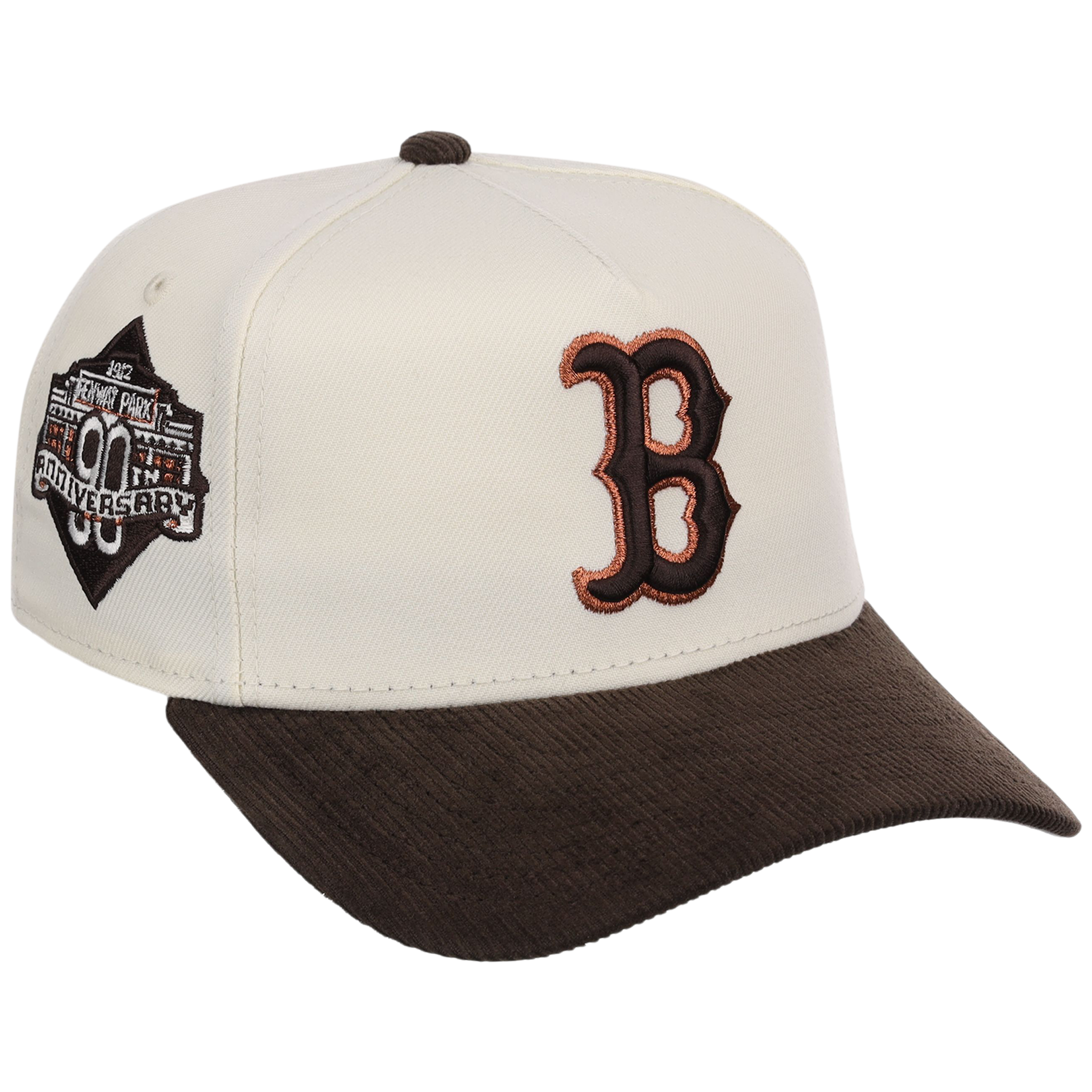 Boston Red Sox MLB Chrome Walnut Cord New Era 59FORTY