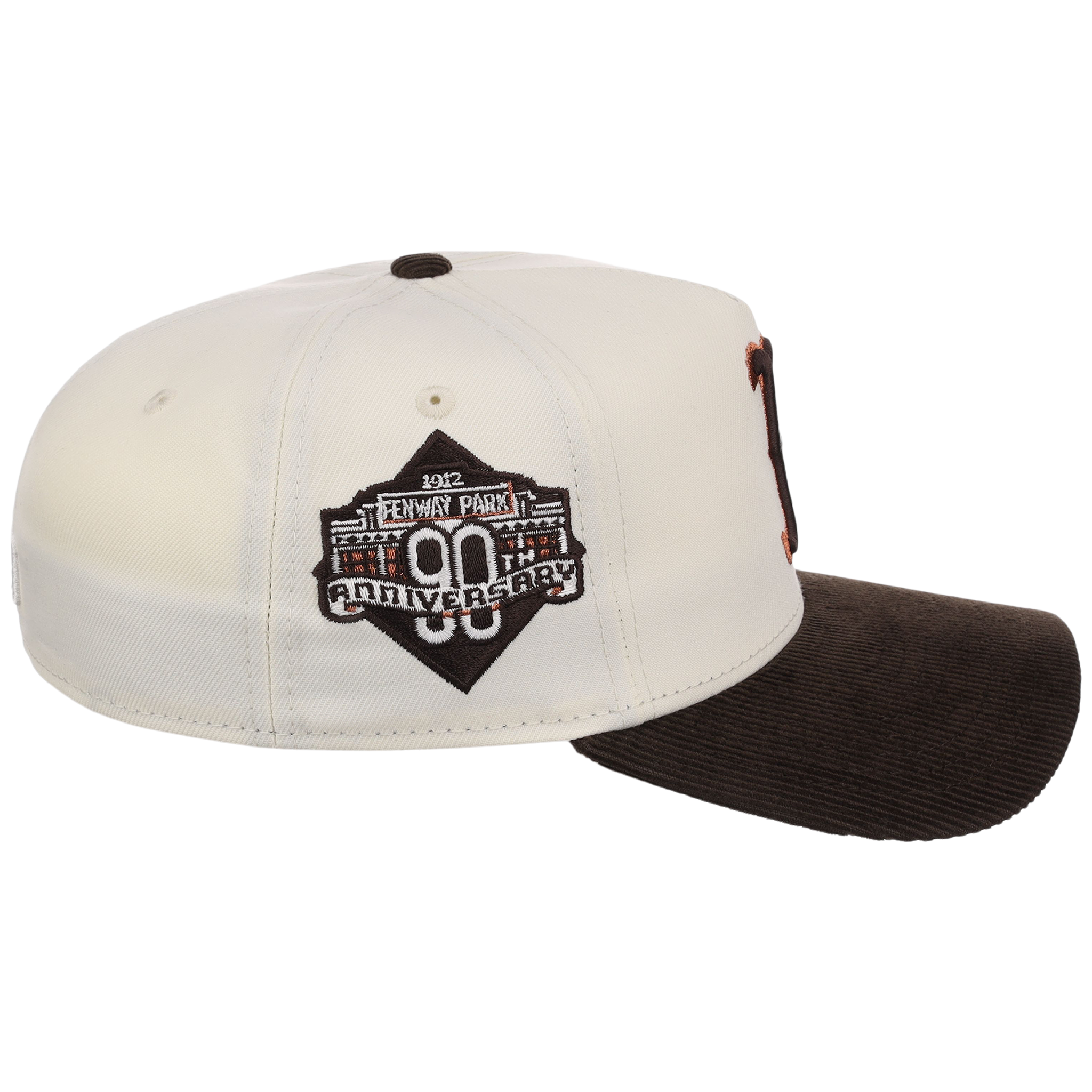 Boston Red Sox MLB Chrome Walnut Cord New Era 59FORTY