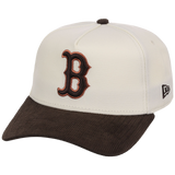 Boston Red Sox MLB Chrome Walnut Cord New Era 59FORTY