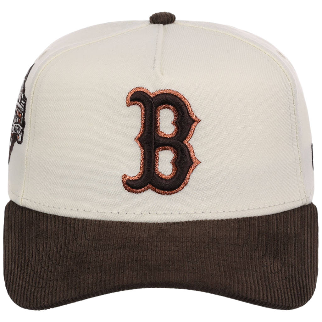 Boston Red Sox MLB Chrome Walnut Cord New Era 59FORTY