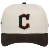 Cleveland Guardians MLB Chrome Walnut Cord New Era 59FORTY