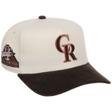 Colorado Rockies MLB Chrome Walnut Cord New Era 59FORTY