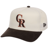 Colorado Rockies MLB Chrome Walnut Cord New Era 59FORTY