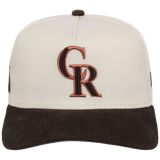 Colorado Rockies MLB Chrome Walnut Cord New Era 59FORTY