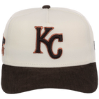 Kansas City Royals MLB Chrome Walnut Cord New Era 59FORTY