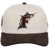 Miami Marlins MLB Chrome Walnut Cord New Era 59FORTY