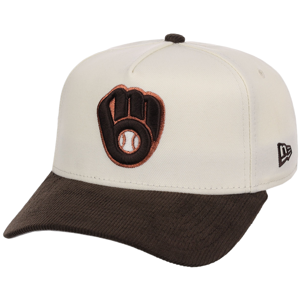 Milwaukee Brewers MLB Chrome Walnut Cord New Era 59FORTY