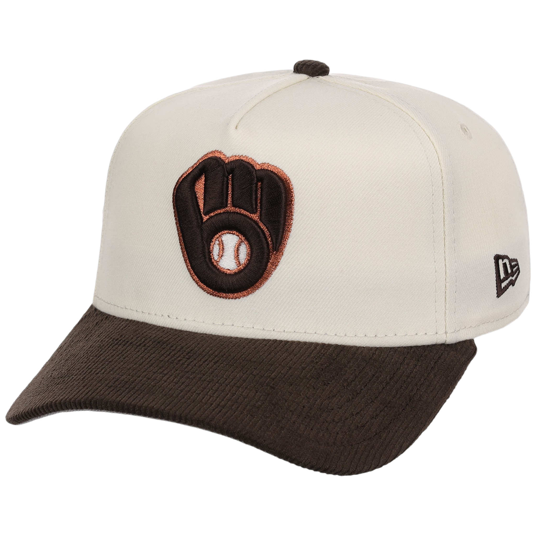 Milwaukee Brewers MLB Chrome Walnut Cord New Era 59FORTY