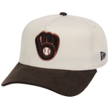 Milwaukee Brewers MLB Chrome Walnut Cord New Era 59FORTY