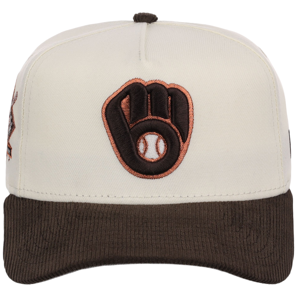 Milwaukee Brewers MLB Chrome Walnut Cord New Era 59FORTY