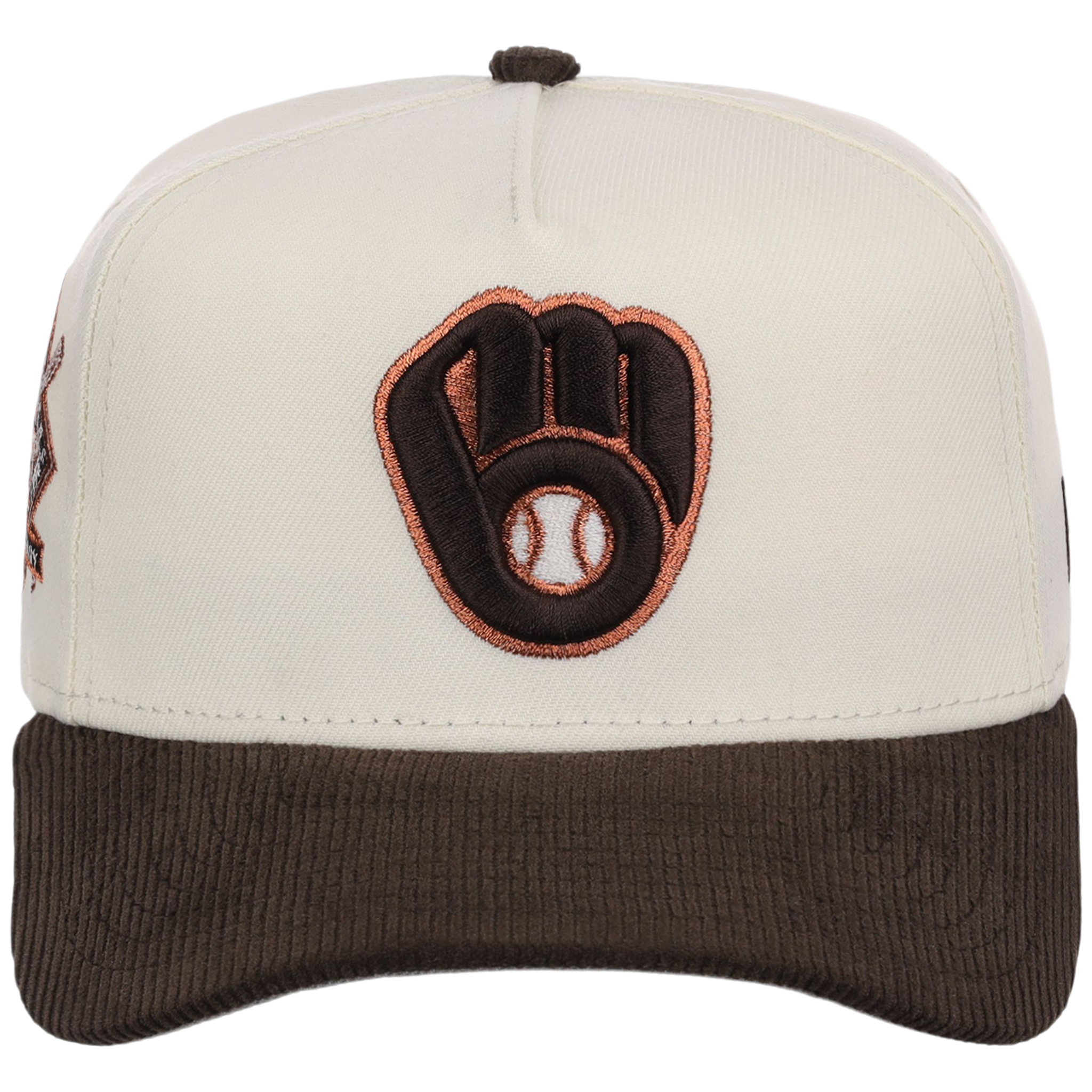Milwaukee Brewers MLB Chrome Walnut Cord New Era 59FORTY