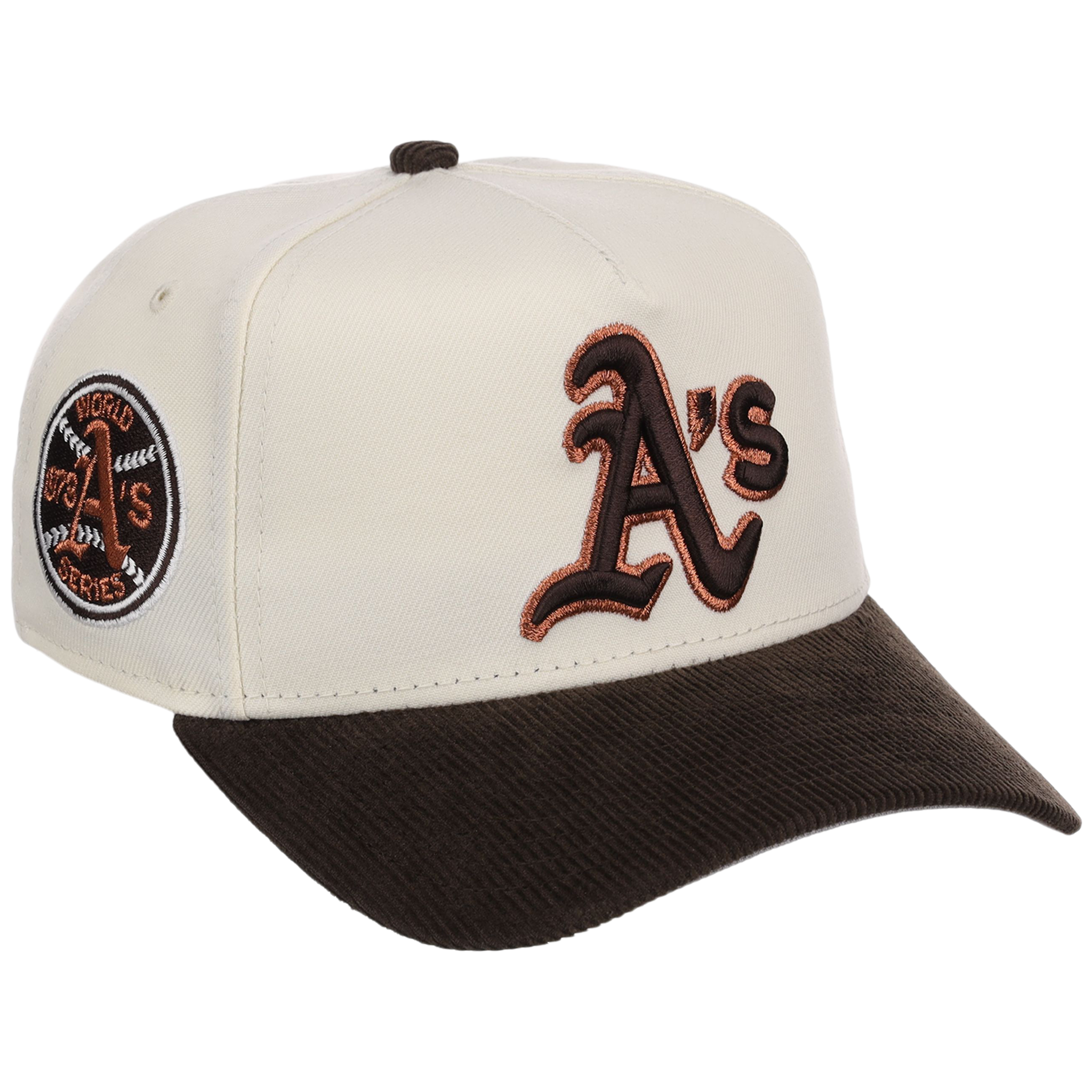 Oakland Athletics MLB Chrome Walnut Cord New Era 59FORTY