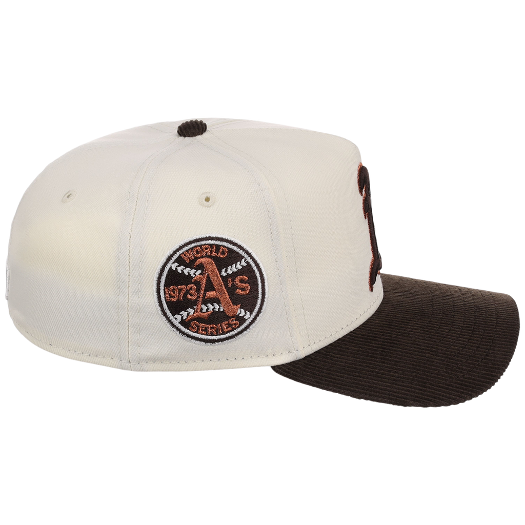 Oakland Athletics MLB Chrome Walnut Cord New Era 59FORTY