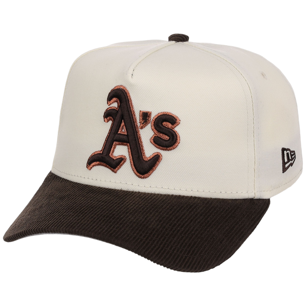 Oakland Athletics MLB Chrome Walnut Cord New Era 59FORTY