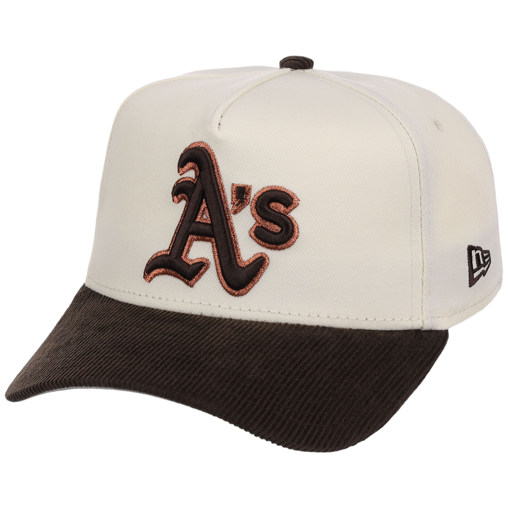 Oakland Athletics MLB Chrome Walnut Cord New Era 59FORTY
