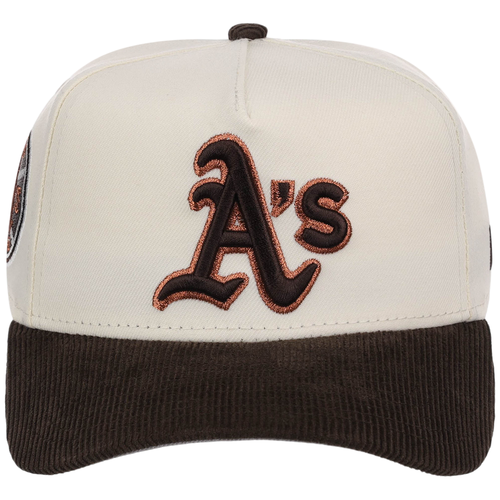 Oakland Athletics MLB Chrome Walnut Cord New Era 59FORTY