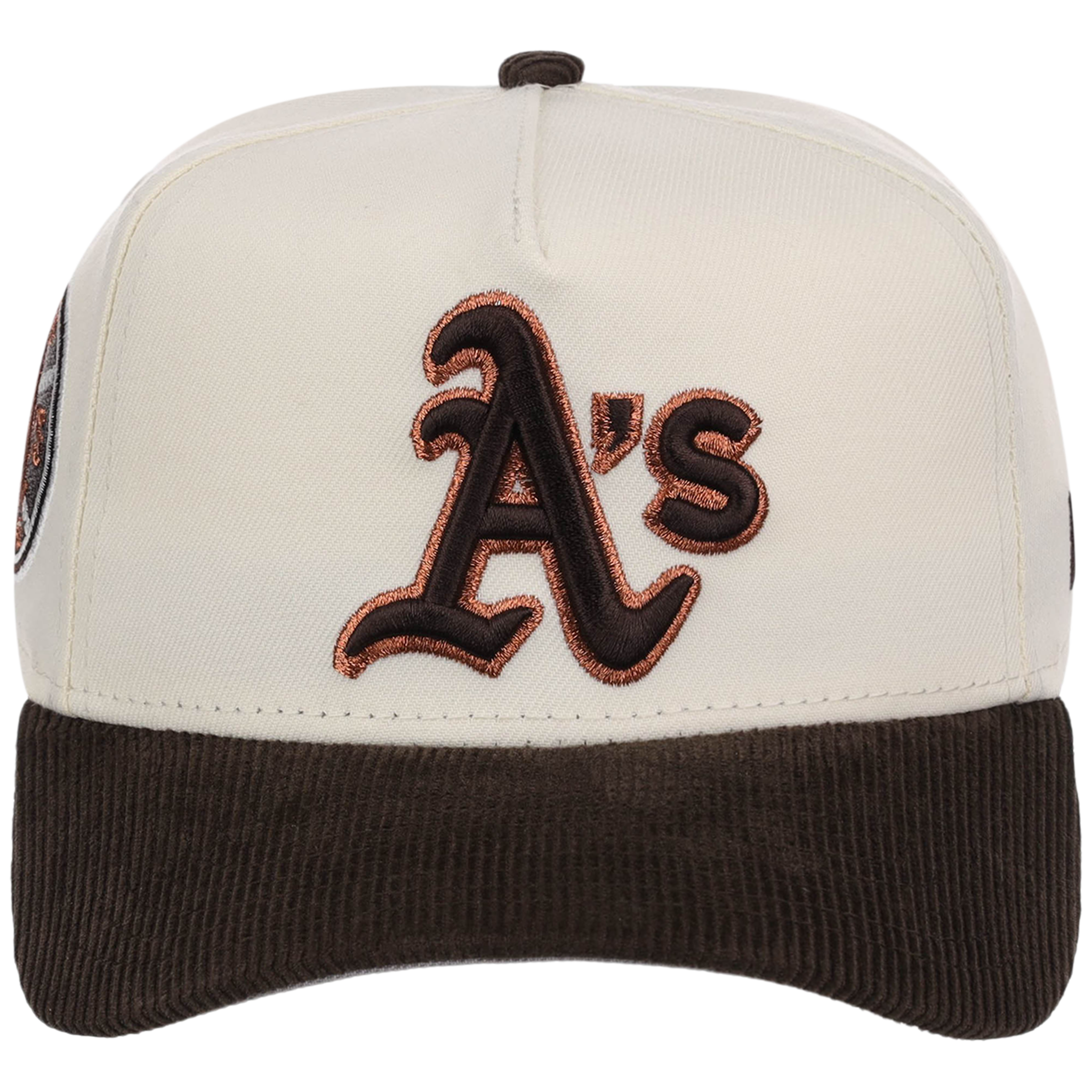 Oakland Athletics MLB Chrome Walnut Cord New Era 59FORTY